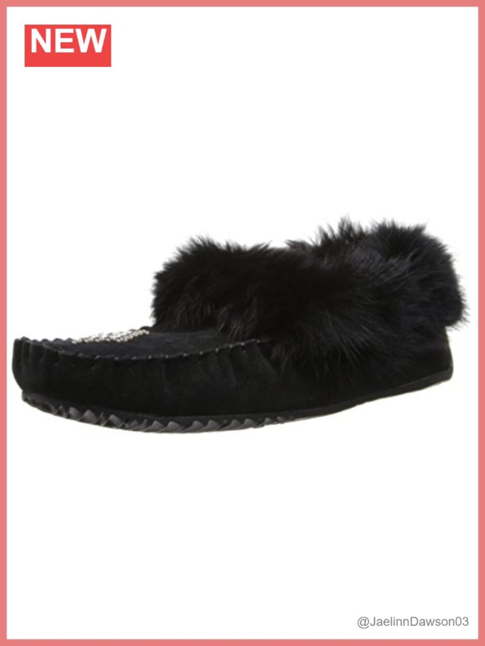 Suede Fur Mocc Fleece Lined Pull On
